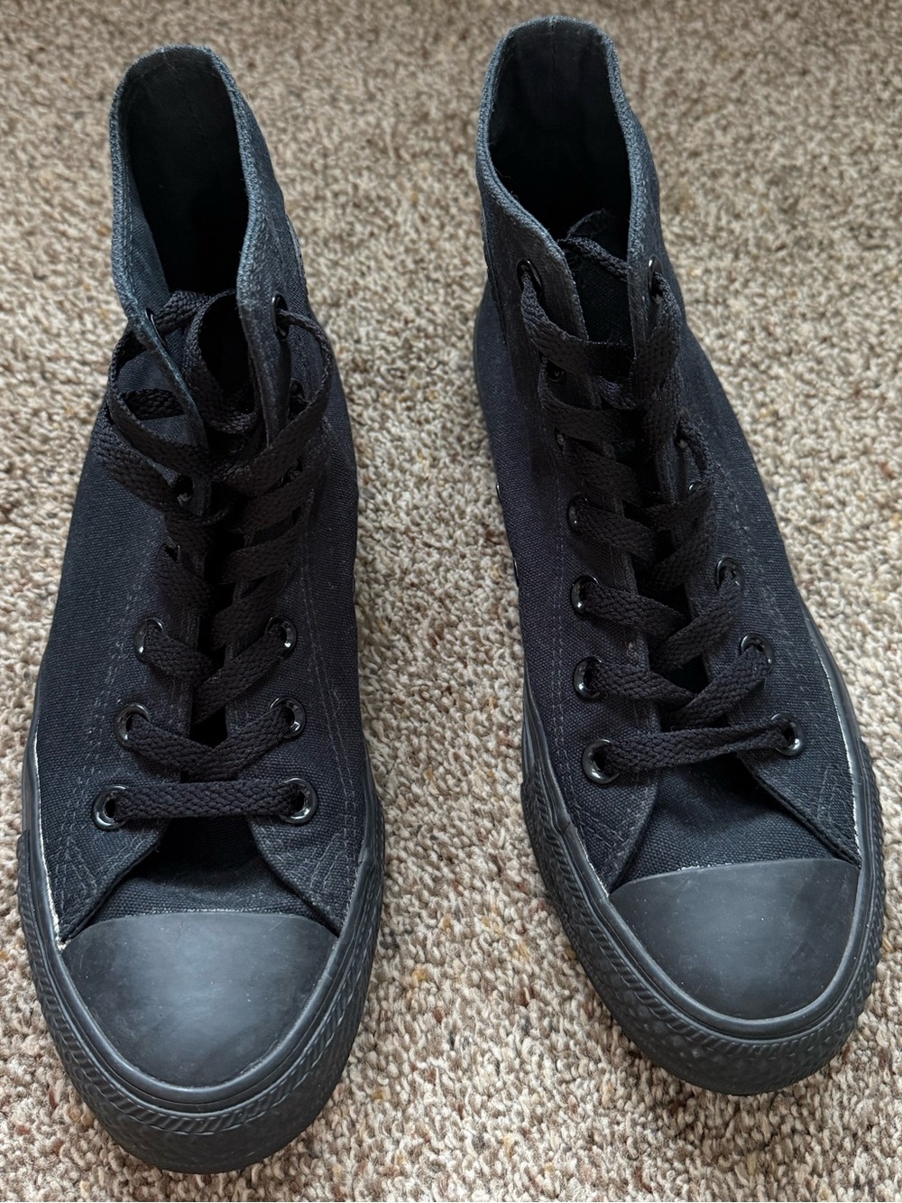 Converse Black High-Top Canvas Sneakers